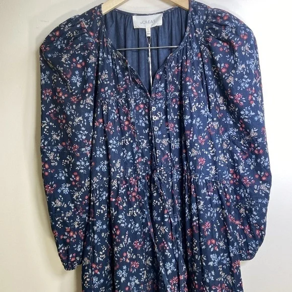 NWT  The Great Bonnett Dress in Nightshade Floral - Size 3 - Picture 13 of 14